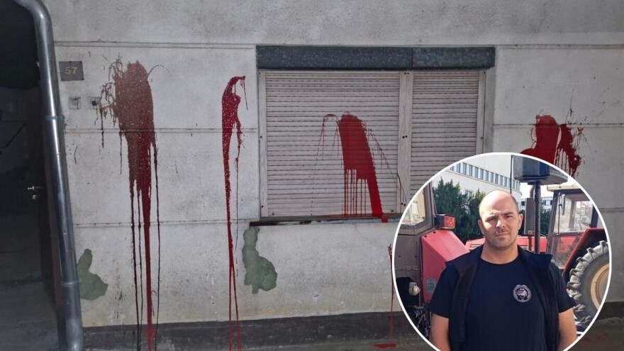 Poljoprivrednik Vladimir Višić: "Noćas su mi kuću gađali farbom"