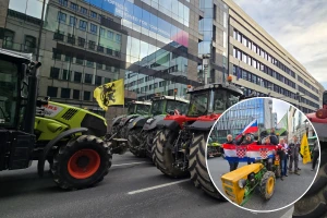 Hrvatski predstavnici na prosvjedu u Bruxellesu: Dok se mi borimo za opstanak, uvoz raste