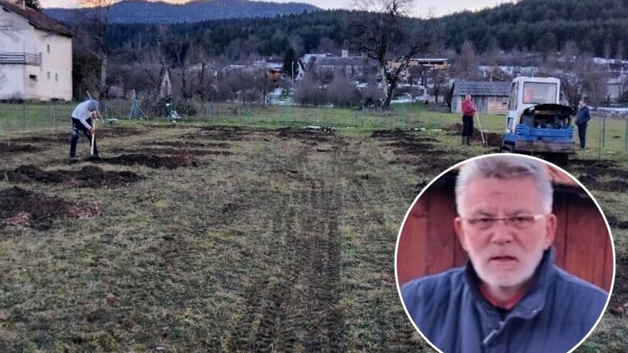 Iz Beograda u Drinić: Vlado na očevini podigao voćnjak