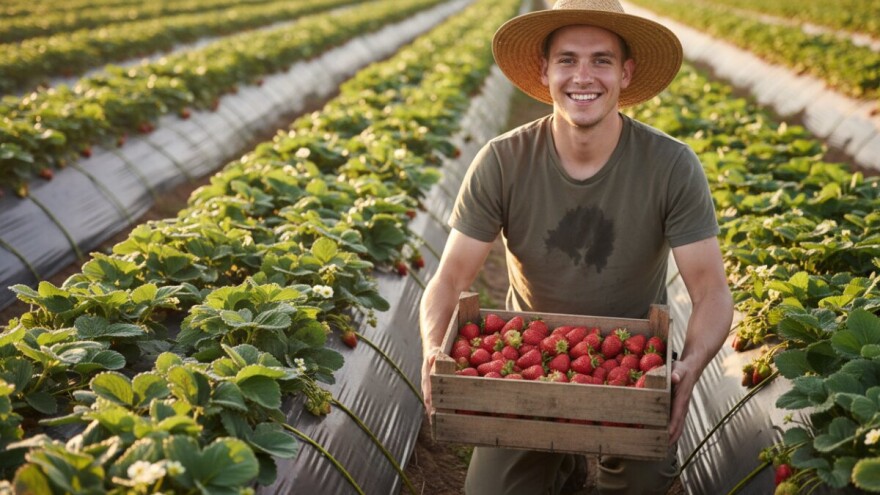Urod jagoda težak osam tona