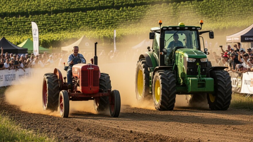 Utrka traktorima uz dobru graševinu!