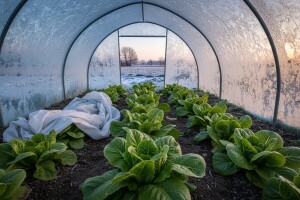 Uzgoj salate puterice i kristalke u plasteniku bez grijanja