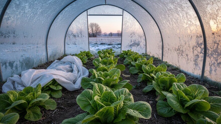 Uzgoj salate puterice i kristalke u plasteniku bez grijanja