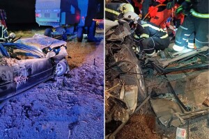 Teški prizor: Autom udario u kombajn, mladić zadobio ozljede opasne po život