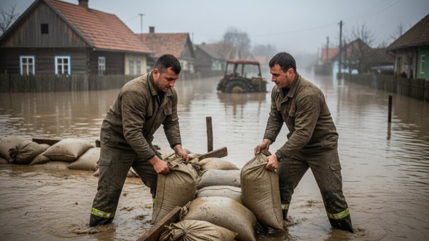 Vatrogasci u obrani od poplava u Slavoniji