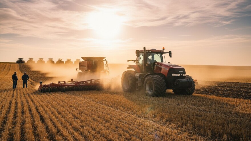Velika prezentacija rada traktora, kombajna i priključaka