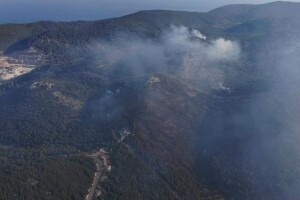 Veliki požar na Korčuli: Gori više od 200 hektara borove šume