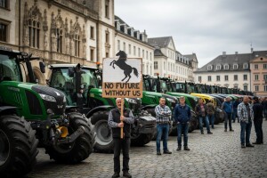 Veliki prosvjedi zbog ergele