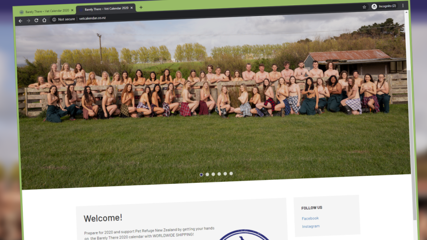 Studenti veterine s Novog Zelanda snimili golišavi kalendar - razlog je viši cilj