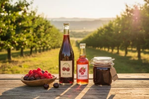 Vina i džemovi od višnje i maline OPG-a Kolundžić