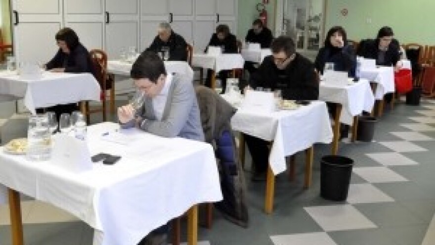 Ocjenjivanje vina za sajam SLAVIN