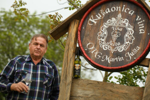 Martin Jušta, vinar s đurđevačkih brega u čijim vinima uživa i predsjednica Kolinda Grabar-Kitarović