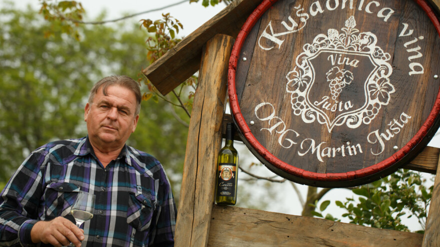 Martin Jušta, vinar s đurđevačkih brega u čijim vinima uživa i predsjednica Kolinda Grabar-Kitarović