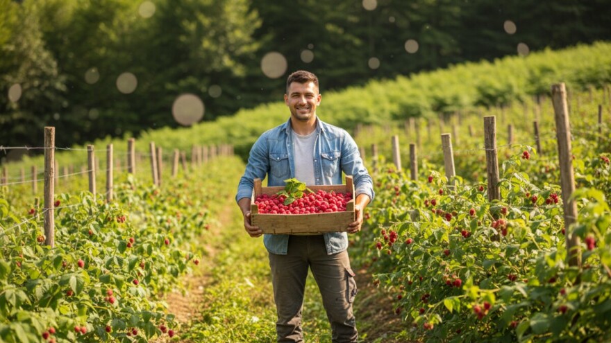 Vladimir Stefanović: Organska malina u Krupnju ima dobru cenu