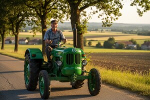Vojislav renovirao traktor za paradiranje selima