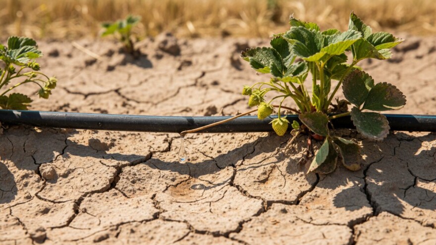 Vrgorac: suša zaprijetila nasadima jagoda