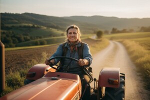 Vrijedna Ranka na traktoru bez prestanka