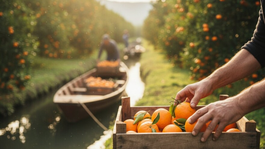 Zahuktala berba mandarina u dolini Neretve