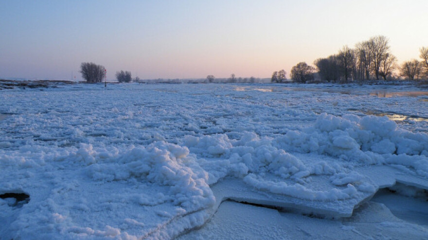 Zaleđeni Dunav zaustavio izvoz žitarica