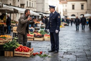 Zaplijena robe na osječkoj Auto Piji