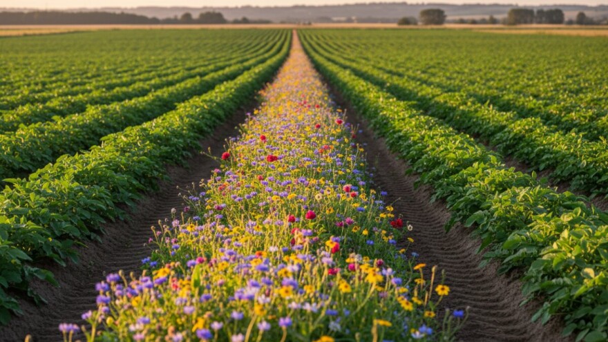 Zasnivanje cvjetnih pojaseva na oranicama
