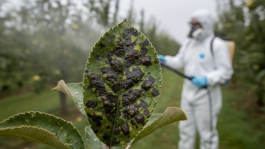 Zaštita jabuka od mrljavosti lista i pepelnice