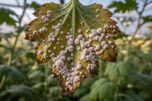 Zaštita krizantema od bijele hrđe