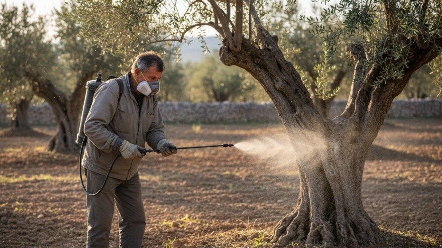 Zaštita masline protiv paunovog oka!