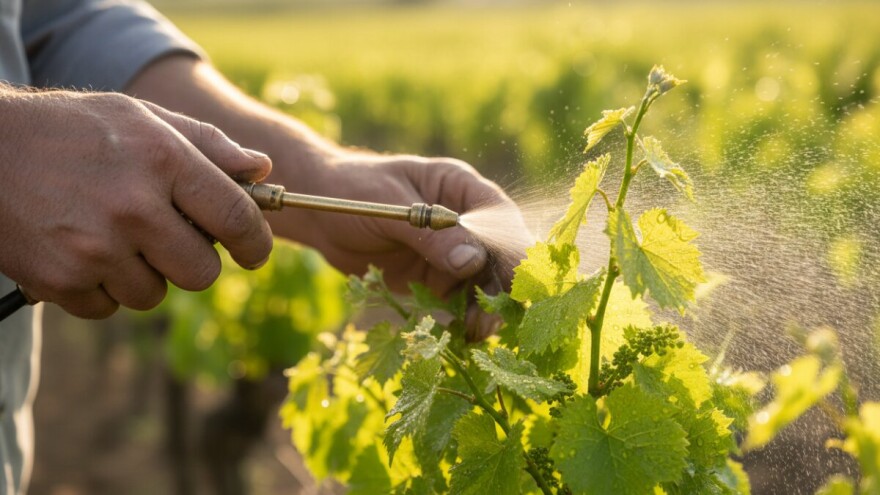 Zaštita mladice vinove loze dužine 30-50 cm