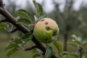 Zaštita nasada jabuka oštećenih tučom
