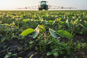 Zaštita soje nakon nicanja