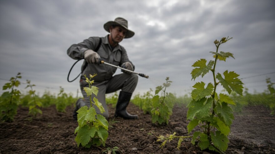 Zaštita vinove loze od crne pjegavosti i plamenjače