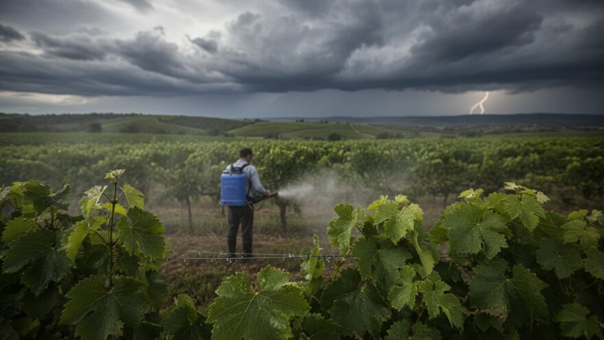 Zaštita vinove loze prije kiše