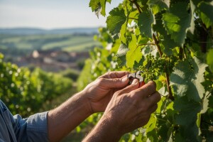 Zelena berba u kutjevačkom vinogorju
