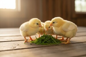 Zelena hrana za piliće