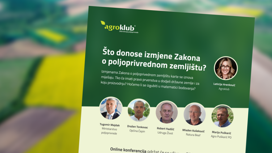 Što donose izmjene Zakona o poljoprivrednom zemljištu?