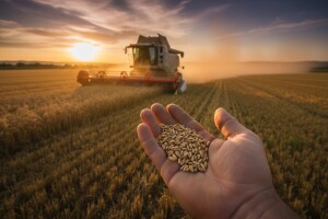 Žetva pšenice pri kraju