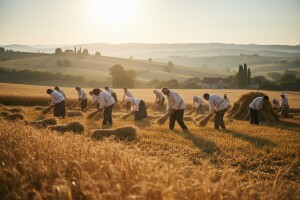 Žetva za obnovu krova starih zagorskih hižica