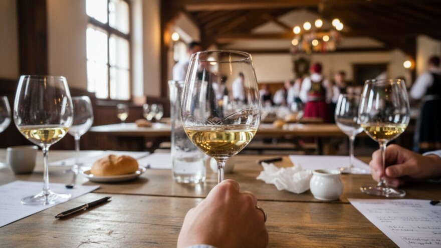 Žiriju vina na kušanje