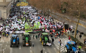 Najveći u zadnjih 30 godina: Prosvjed europskih poljoprivrednika u Bruxellesu